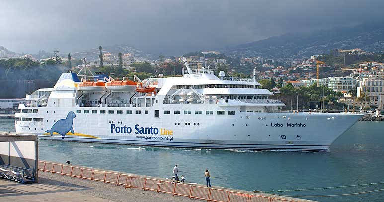 Another ferry to Madeira. This one is from Porto Santo, and as it is Sousa owned, does not pay harbour fees
