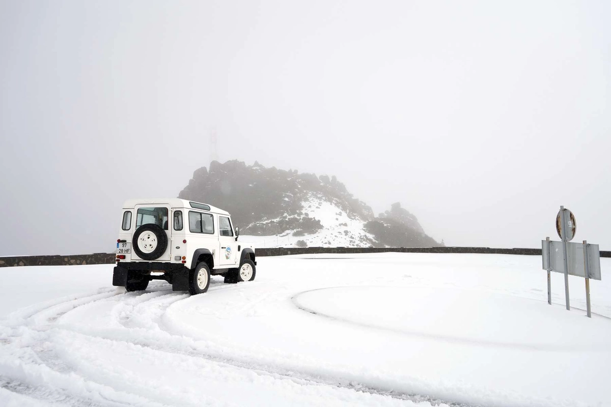Snow covers the high areas of Madeira Madeira Island News Blog